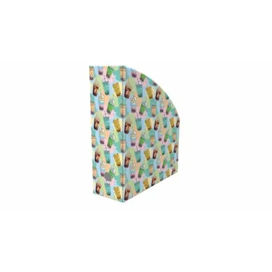 Biurfol, pojemnik na dokumenty, bubble tea, 10 cm