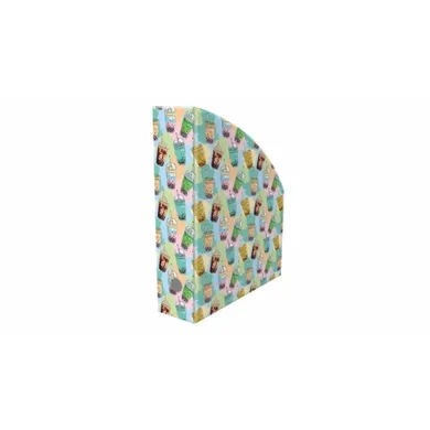 Biurfol, pojemnik na dokumenty, bubble tea, 7 cm