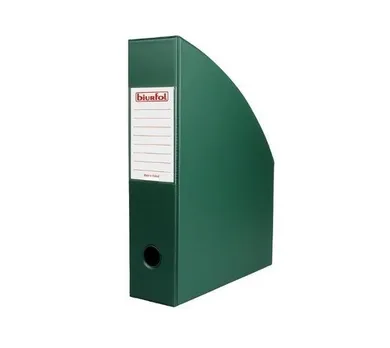 Biurfol, pojemnik na dokumenty, ciemnozielony, 7 cm