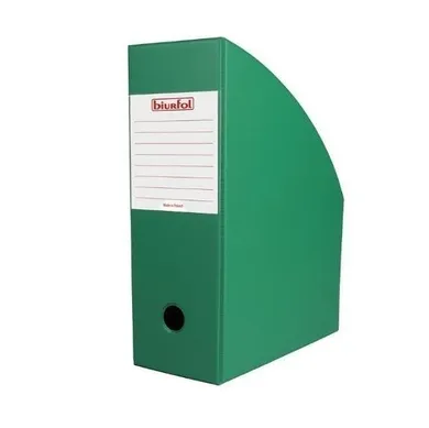 Biurfol, pojemnik na dokumenty, jasnozielony, 10 cm