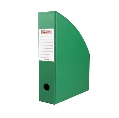 Biurfol, pojemnik na dokumenty, jasnozielony, 7 cm