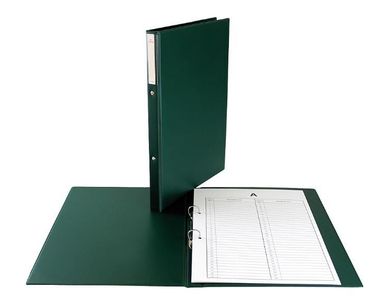 Biurfol, teczka do akt osobowych, 2R, 3 cm, ciemnozielona