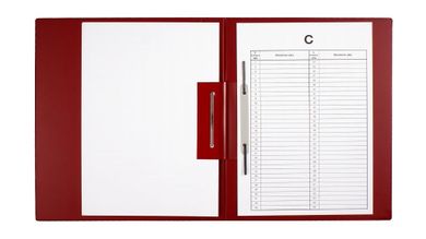 Biurfol, teczka do akt osobowych, bordo