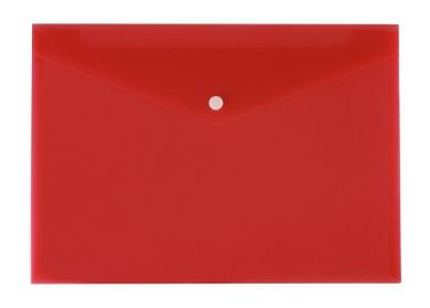Biurfol, teczka koperta A4, satyna, czerwona