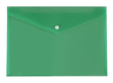 Biurfol, teczka koperta A4, satyna, zielona