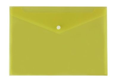 Biurfol, teczka koperta A4, satyna, żółta