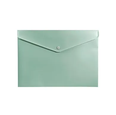 Biurfol, teczka koperta A4, zieleń morandi