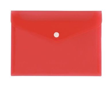 Biurfol, teczka koperta A5, satyna, czerwona