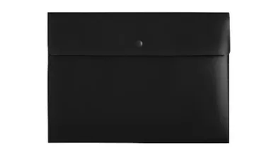 Biurfol, teczka kopertowa A4, czarna, 1 szt.