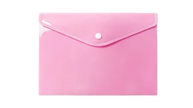 Biurfol, teczka kopertowa, A5, pastelowy różowy, 1 szt.