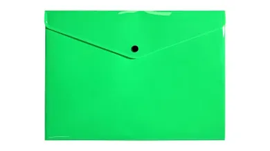 Biurfol, teczka kopertowa na zatrzask, A4, zielona, 1 szt.