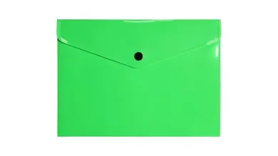 Biurfol, teczka kopertowa na zatrzask, A5, zielona, 1 szt.