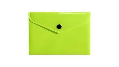 Biurfol, teczka kopertowa na zatrzask, A6, żółta, 1 szt.