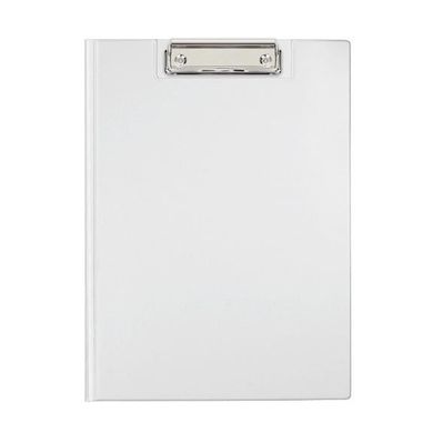 Biurfol, teczka z klipem A4, biały