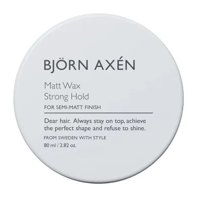 Björn Axén, Matt Wax Strong Hold, matujący wosk do włosów, 80 ml