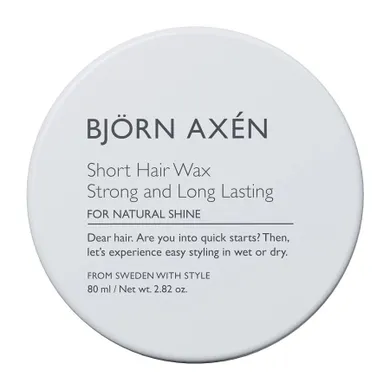 Björn Axén, Short Hair Wax, mocno utrwalający wosk do włosów, 80 ml