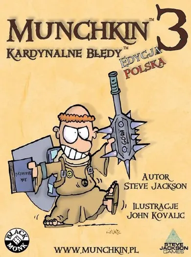 Black Monk, Munchkin 3: Kardynalne Błędy, dodatek, gra karciana