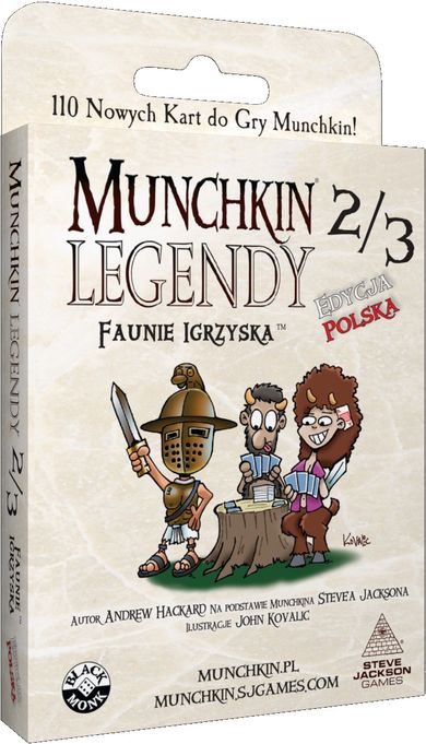 Black Monk, Munchkin Legendy 2/3: Faunie Igrzyska, dodatek, gra karciana
