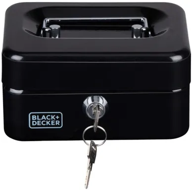 Black&Decker, kasetka metalowa na pieniądze, dokumenty, 15-8-11,8 cm