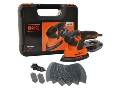 Black&Decker, szlifierka wielofunkcyjna, 120W, walizka