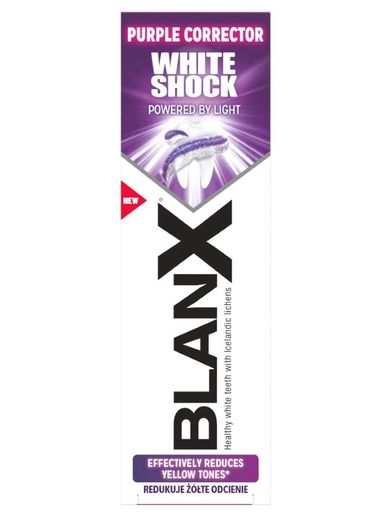 BlanX, White Shock, Purple Corrector, pasta do zębów, 75 ml