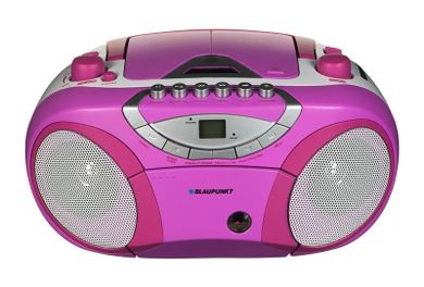 Blaupunkt, radioodtwarzacz, BB15PK, różowy