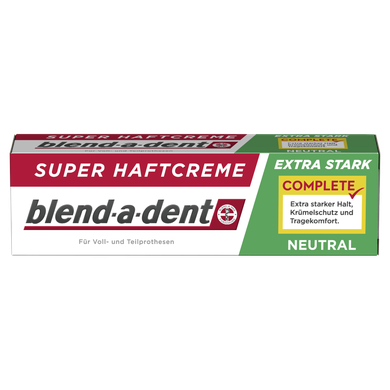 Blend-a-dent Complete, klej do protez o neutralnym smaku, 47 g
