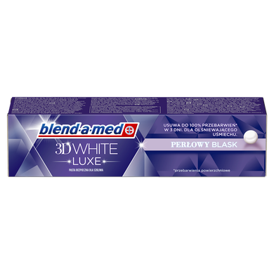 Blend-a-med, 3DWhite Luxe Pearl Glow, wybielająca pasta do zębów, 75 ml