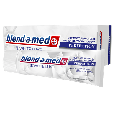 Blend-a-med, 3DWhite Luxe Perfection, wybielająca, pasta do zębów, 75 ml