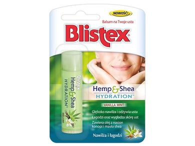 Blistex, Lip Infusions, balsam do ust nawilżająco-łagodzący, hemp & shea hydration