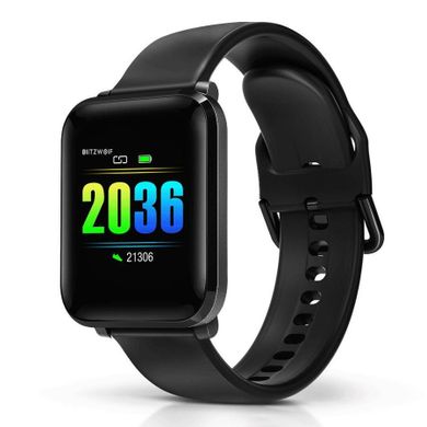 BlitzWolf, smartwatch, czarny