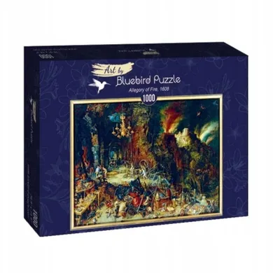Bluebird, Alegoria ognia, Brueghel, puzzle, 1000 elementów