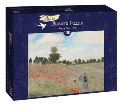 Bluebird, Claude Monet, Pole maków, puzzle, 1000 elementów
