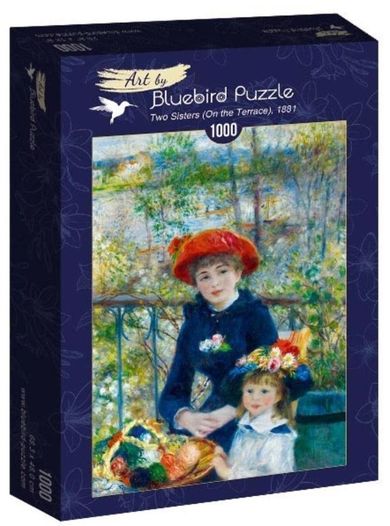 Bluebird, Dwie siostry na tarasie, Renoir, puzzle, 1000 elementów