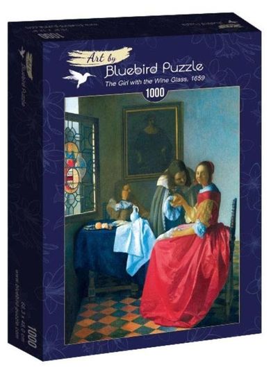 Bluebird, Dziewczyna z kieliszkiem wina, puzzle, 1000 elementów