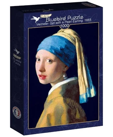 Bluebird, Dziewczyna z perłą, Vermeer, puzzle, 1000 elementów