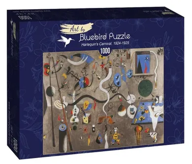 Bluebird, Joan Miro, Karnawał Arlekina, puzzle, 1000 elementów