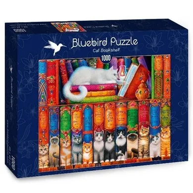 Bluebird, Kocia biblioteka, puzzle, 1000 elementów