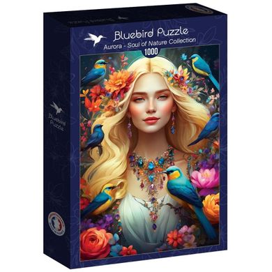 Bluebird, Kolekcja natury, Aurora, puzzle, 1000 elementów