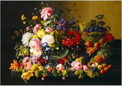 Bluebird, Martwa natura, kwiaty i owoce, puzzle, 1000 elementów