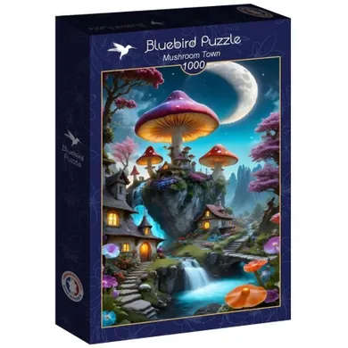 Bluebird, Miasteczko grzybów, puzzle, 1000 elementów