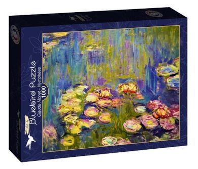 Bluebird, Nenufary, Claude Monet, puzzle, 1000 elementów