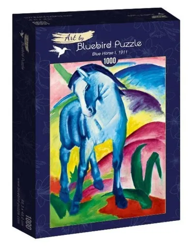 Bluebird, Niebieski koń, Franz Marc 1911, puzzle, 1000 elementów