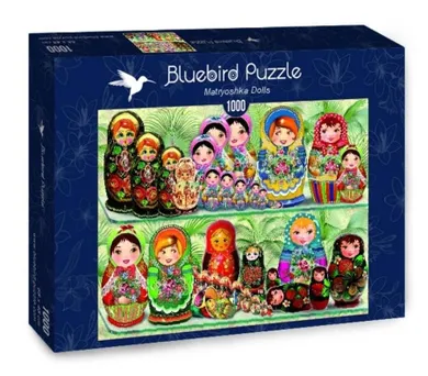 Bluebird, Rosyjskie laleczki-Matryjoszki, puzzle, 1000 elementów