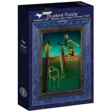 Bluebird, Salvador Dali, Kobieta z głową z róż, puzzle, 1000 elementów