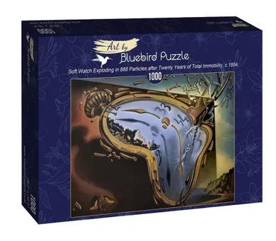 Bluebird, Salvador Dali, miękki zegarek 1954, puzzle, 1000 elementów