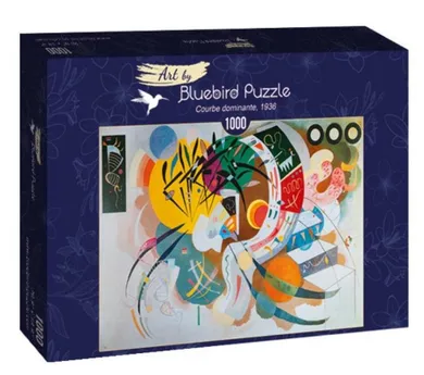 Bluebird, Wassily Kandinsky, Dominacja kreski, puzzle, 1000 elementów
