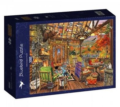Bluebird, Wnętrze chaty w górach, puzzle, 3000 elementów
