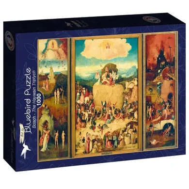 Bluebird, Wóz z sianem, Tryptyk, Bosch, puzzle, 1000 elementów