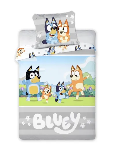 Bluey, 2-częściowy komplet pościeli bawełnianej, 140-200 cm
